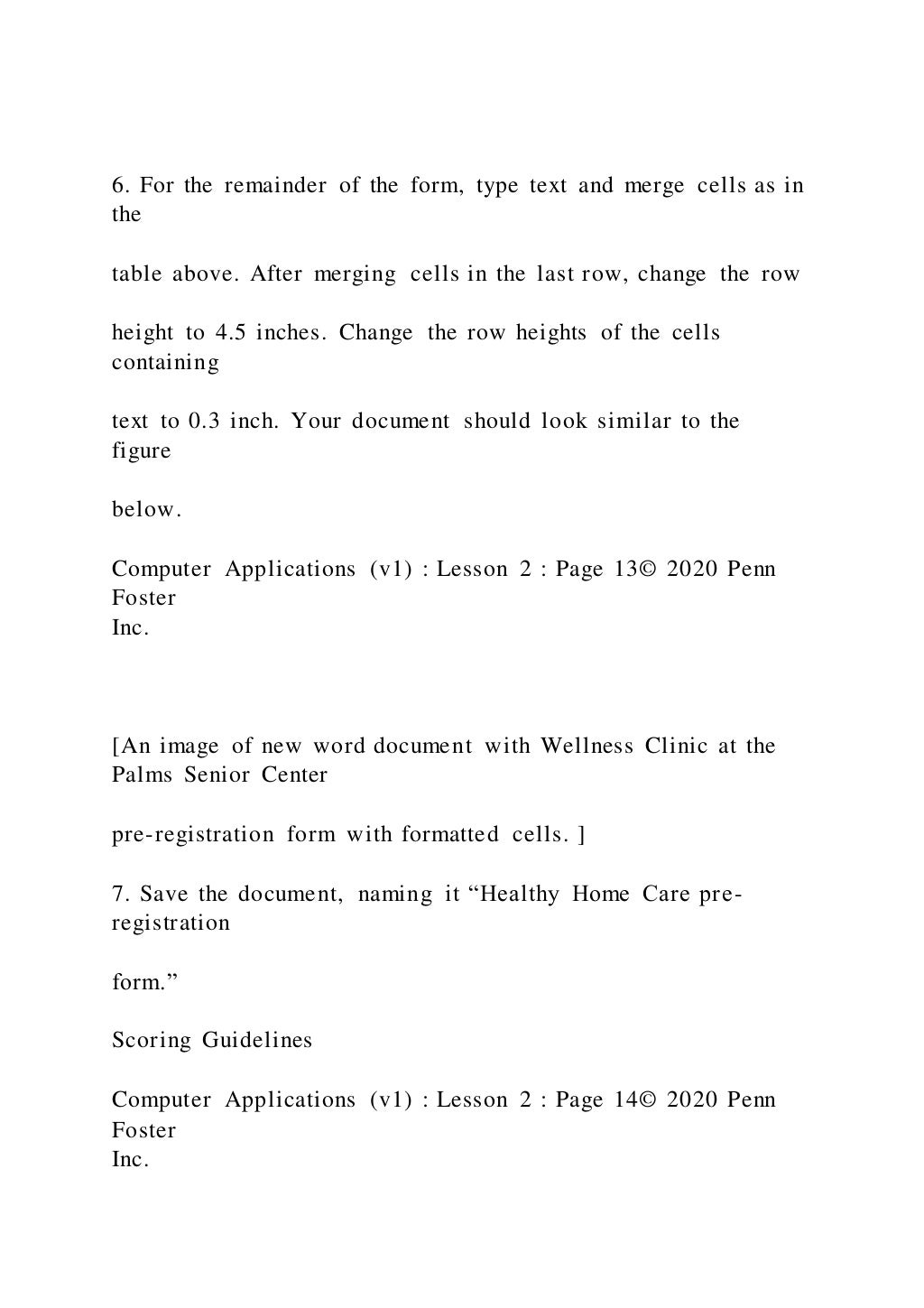 Computer Applications Microsoft WordGraded ProjectLess | DOCX