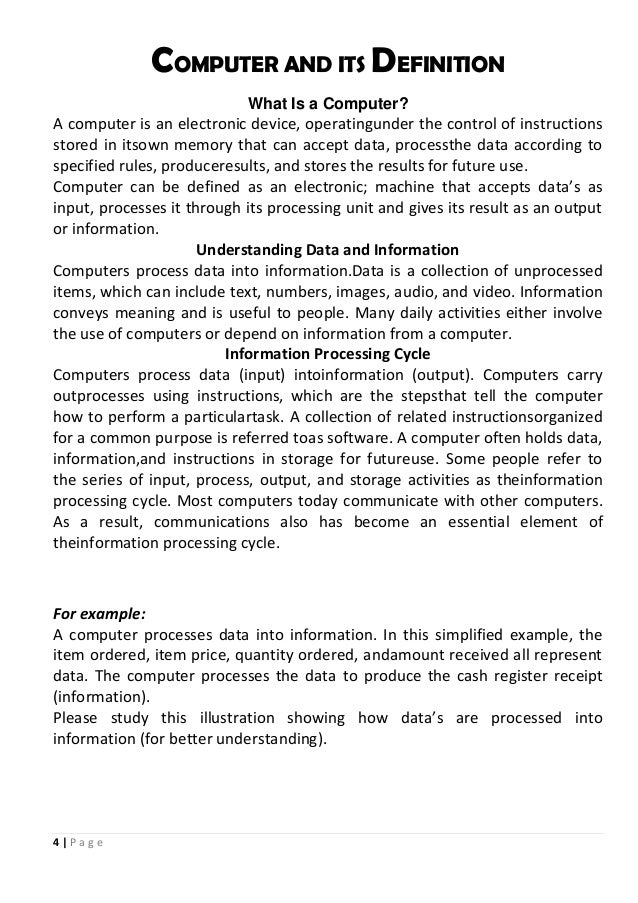 Computer Literacy Beginers