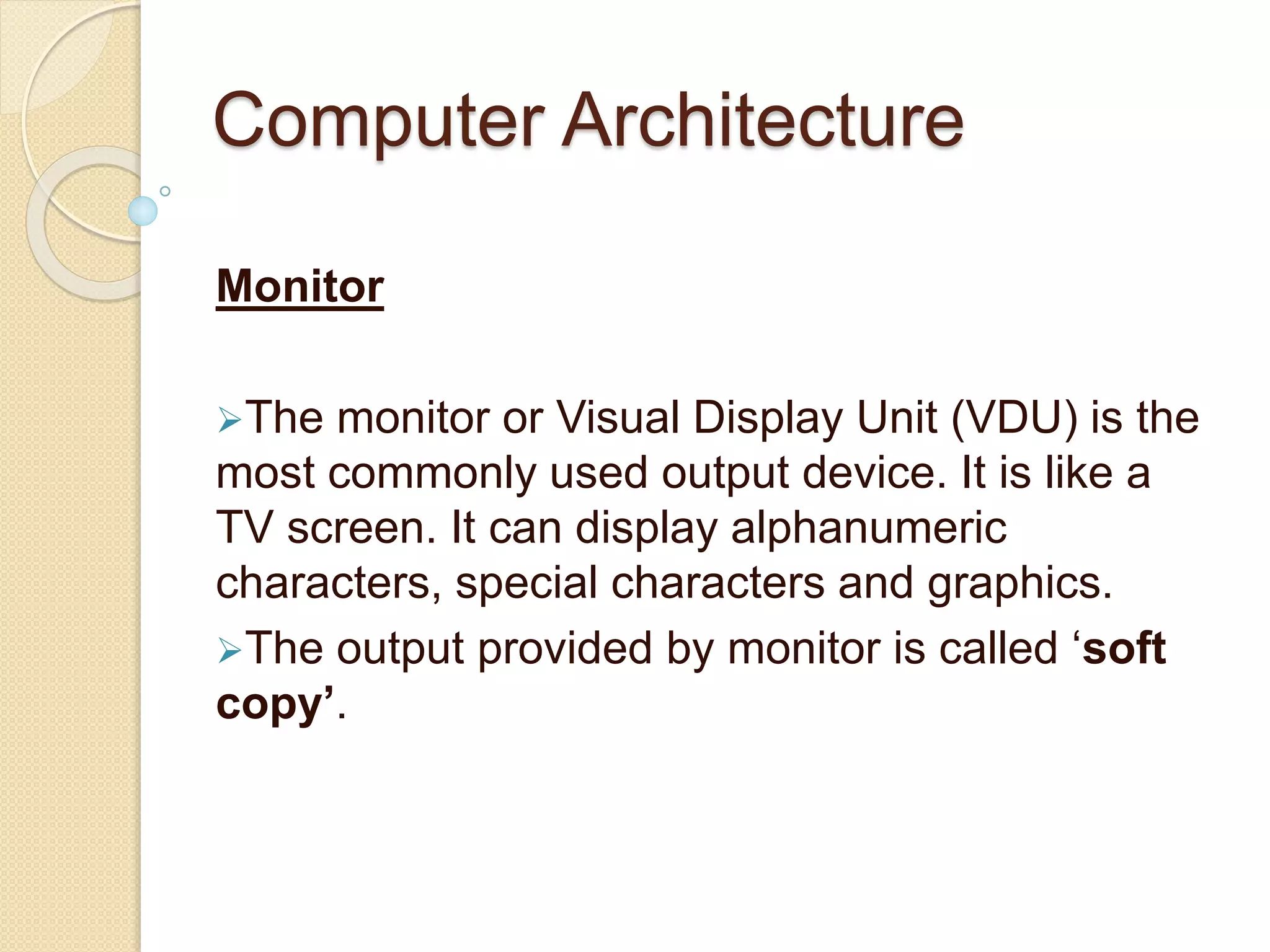 Computer architecture | PPTX