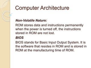 Computer architecture | PPTX