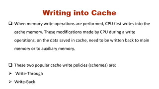 Volatile Write Cache Cache memory | PPTX