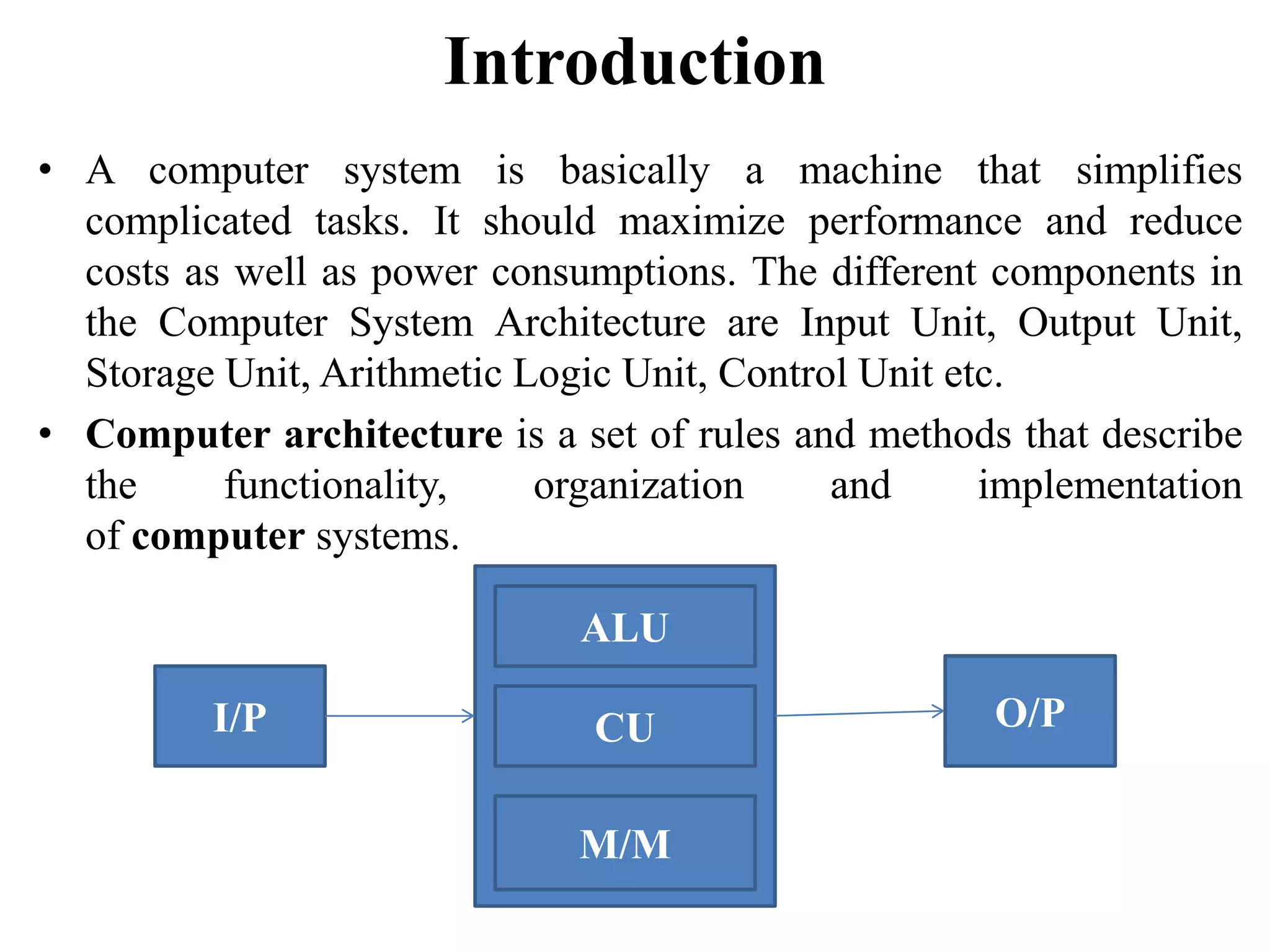Computer Architecture | PPT