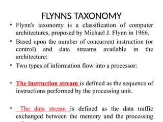 Classes of Computers- Classes of parallelism and Parallel Architectures ...