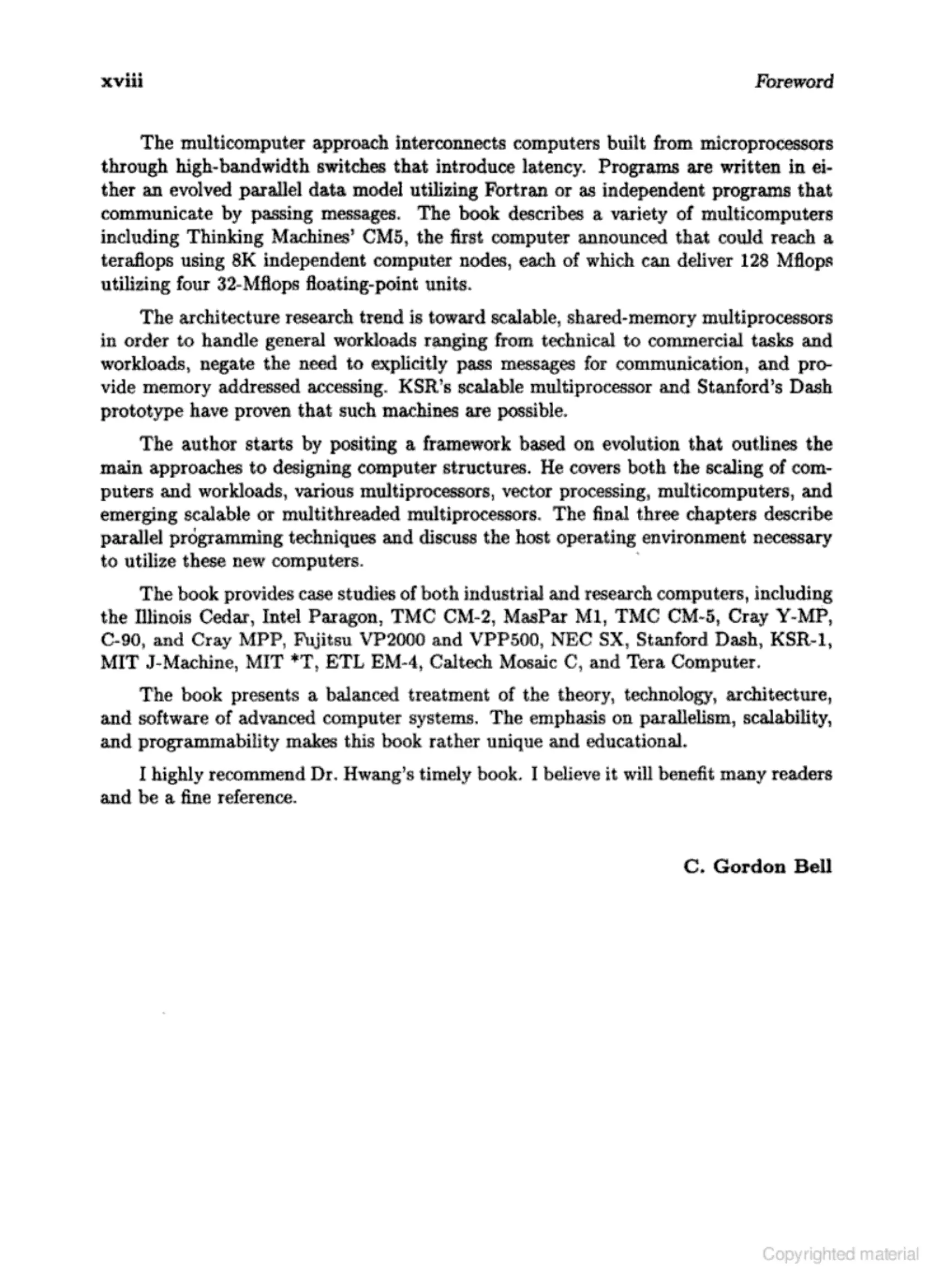 Computer architecture kai hwang