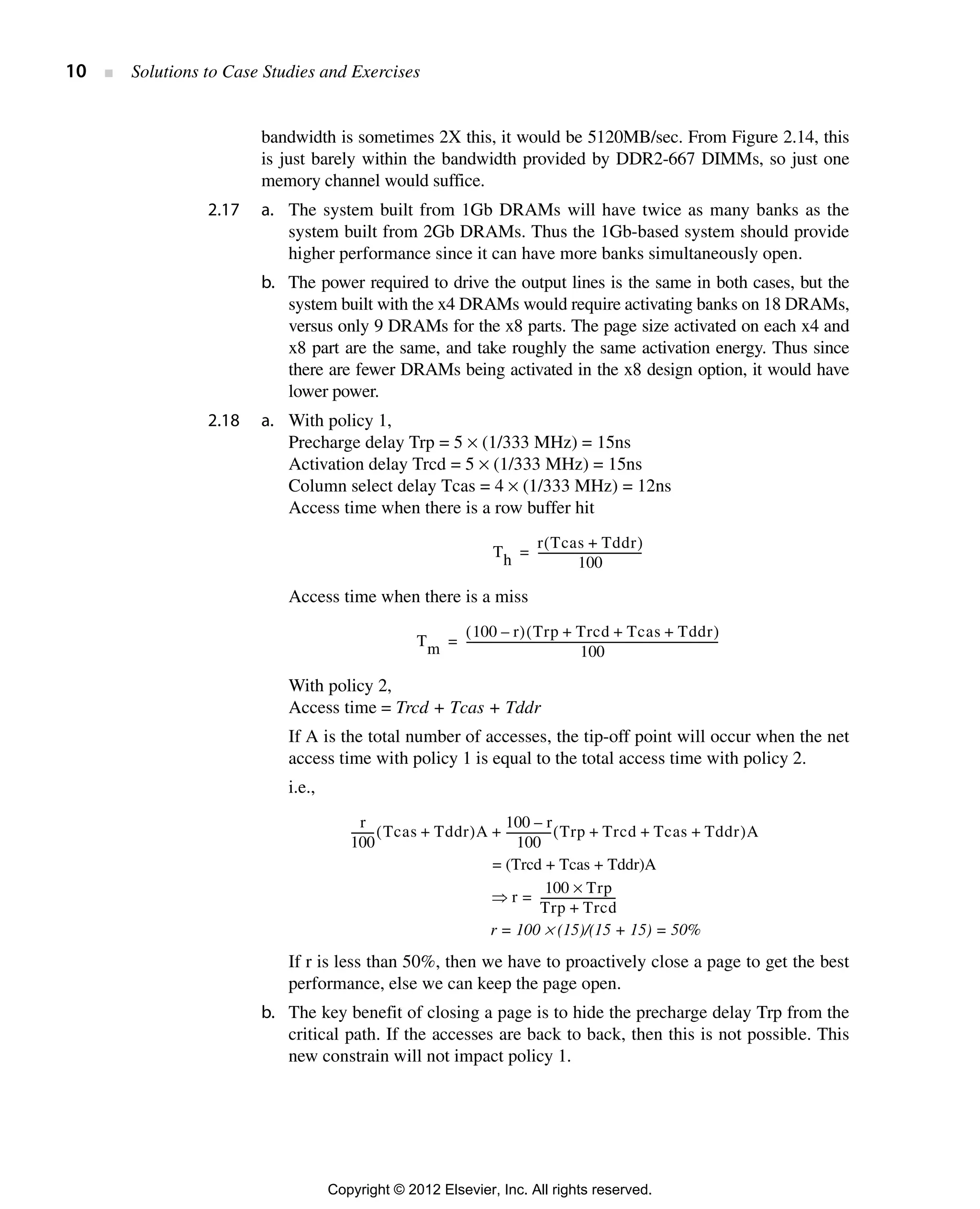 Computer architecture, a quantitative approach (solution for 5th ...