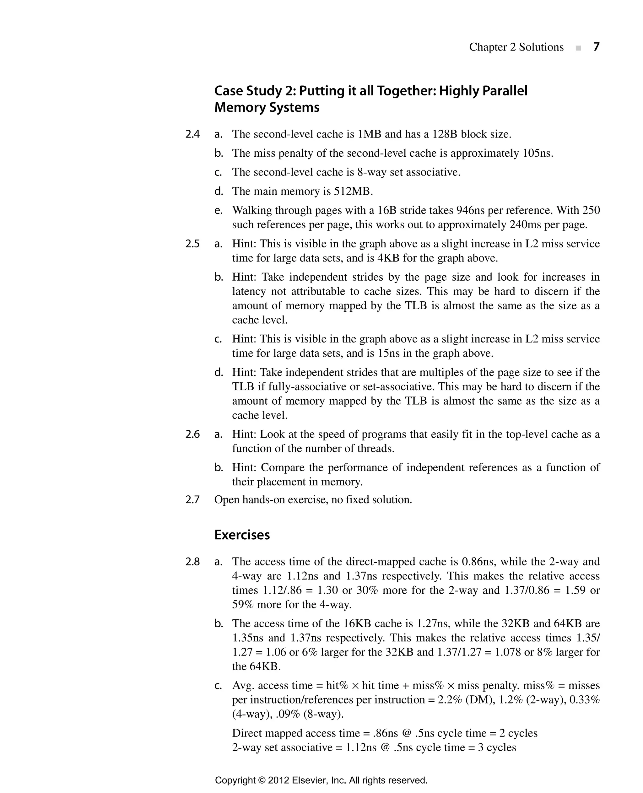 Computer architecture, a quantitative approach (solution for 5th ...