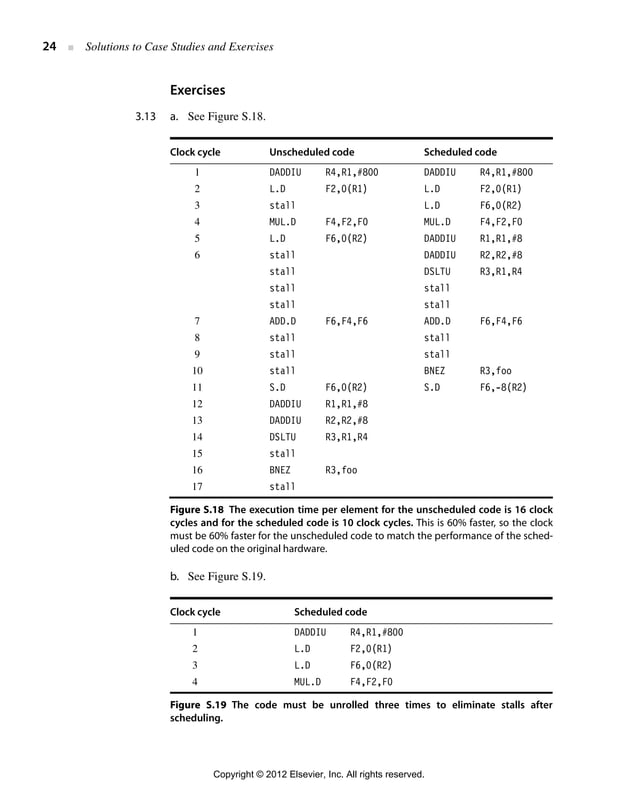Computer architecture, a quantitative approach (solution for 5th ...