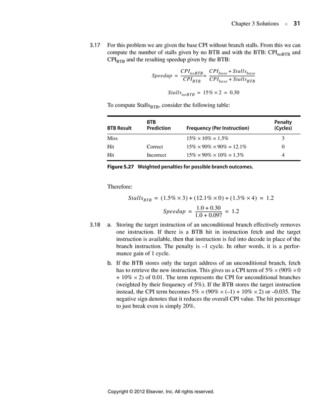 Computer architecture, a quantitative approach (solution for 5th ...