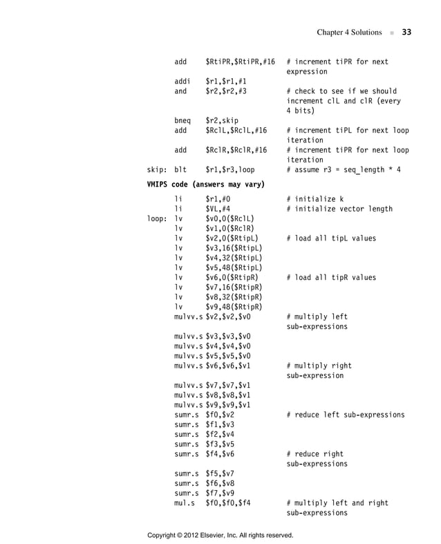 Computer architecture, a quantitative approach (solution for 5th ...