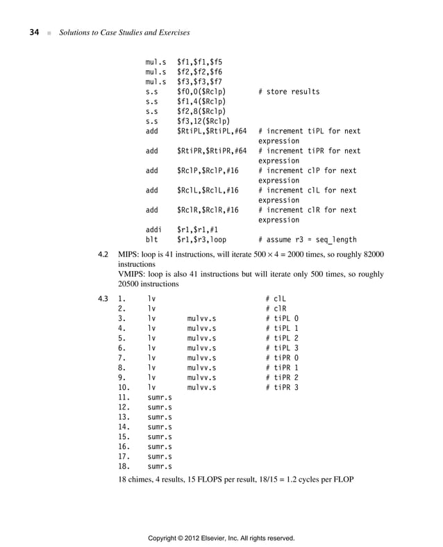 Computer architecture, a quantitative approach (solution for 5th ...