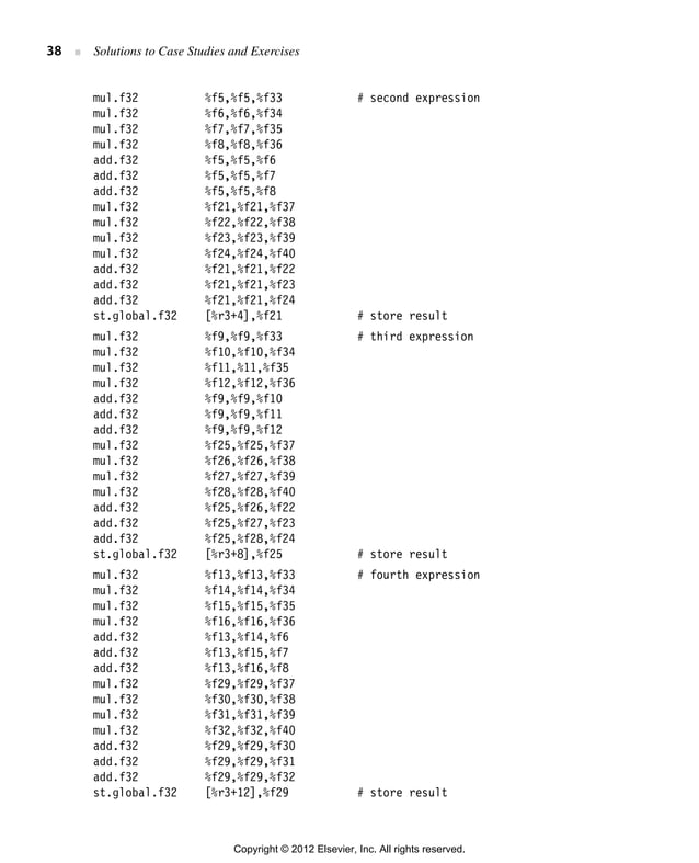 Computer architecture, a quantitative approach (solution for 5th ...