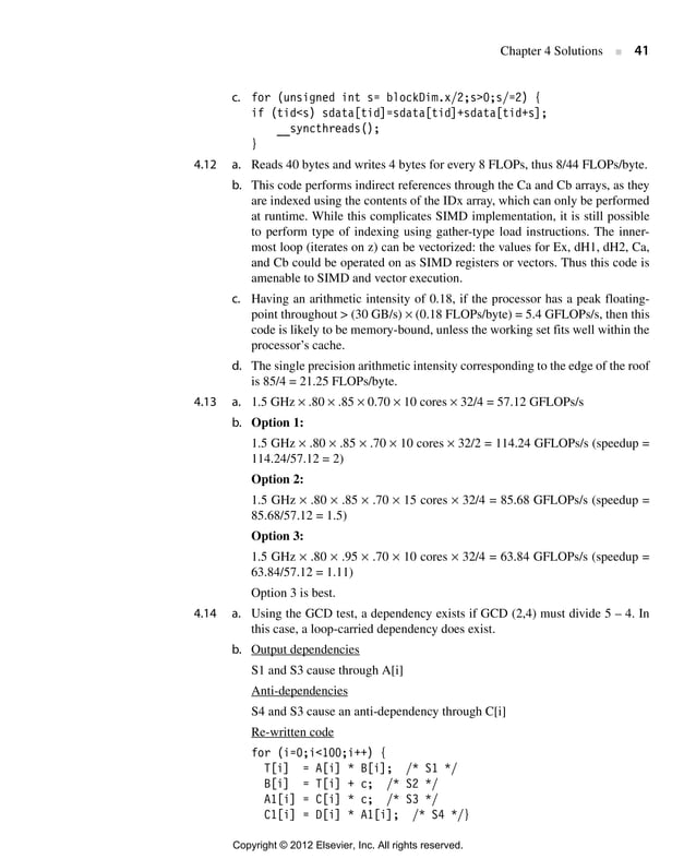 Computer architecture, a quantitative approach (solution for 5th ...
