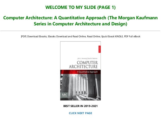 Computer Architecture A Quantitative Approach Download Free Ebook