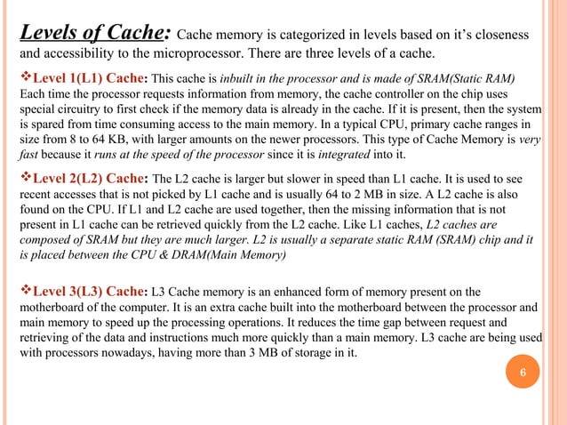Computer architecture cache memory | PPT