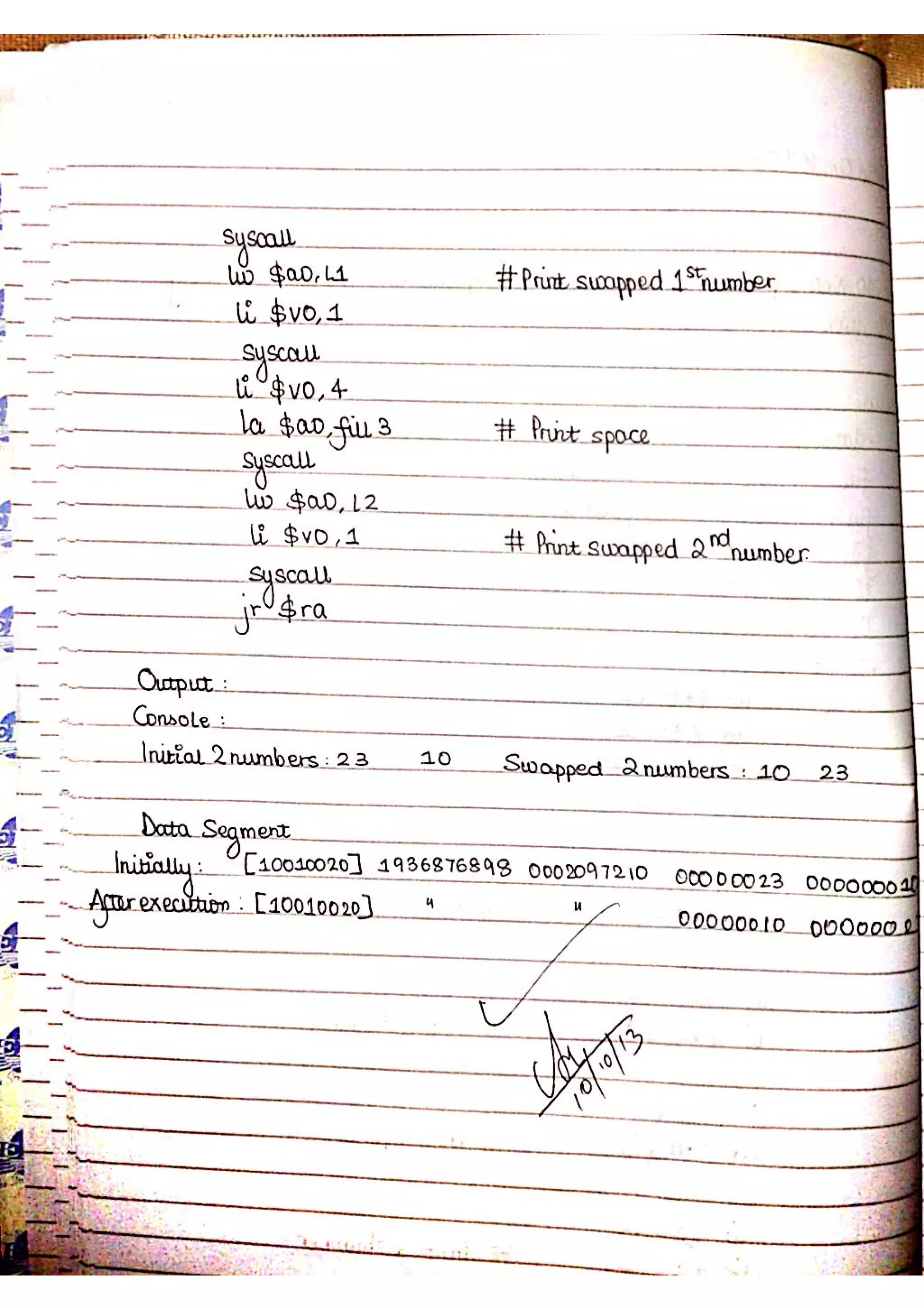 Computer Architecture Lab Notes - Ronak Sumbaly