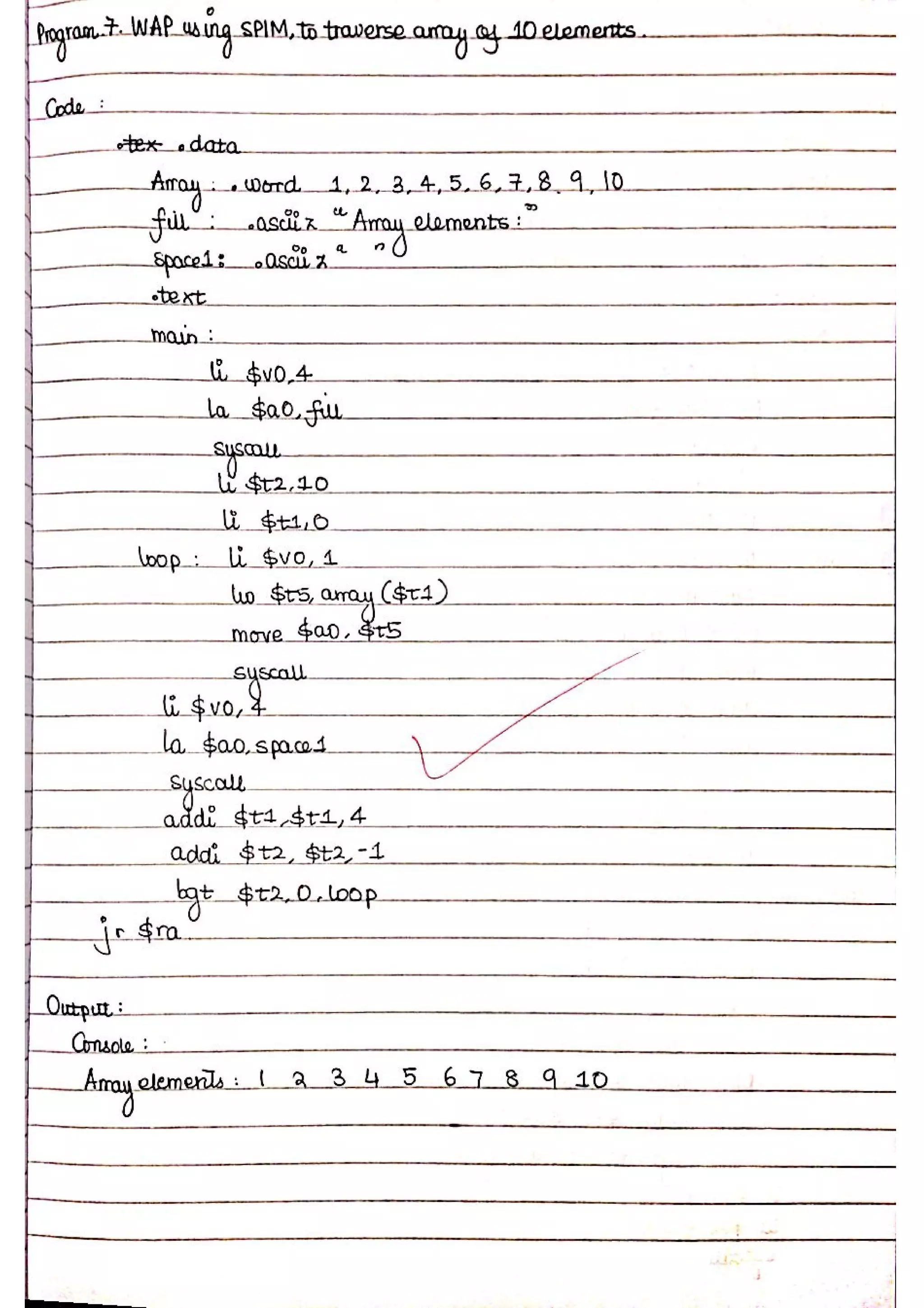 Computer Architecture Lab Notes - Ronak Sumbaly