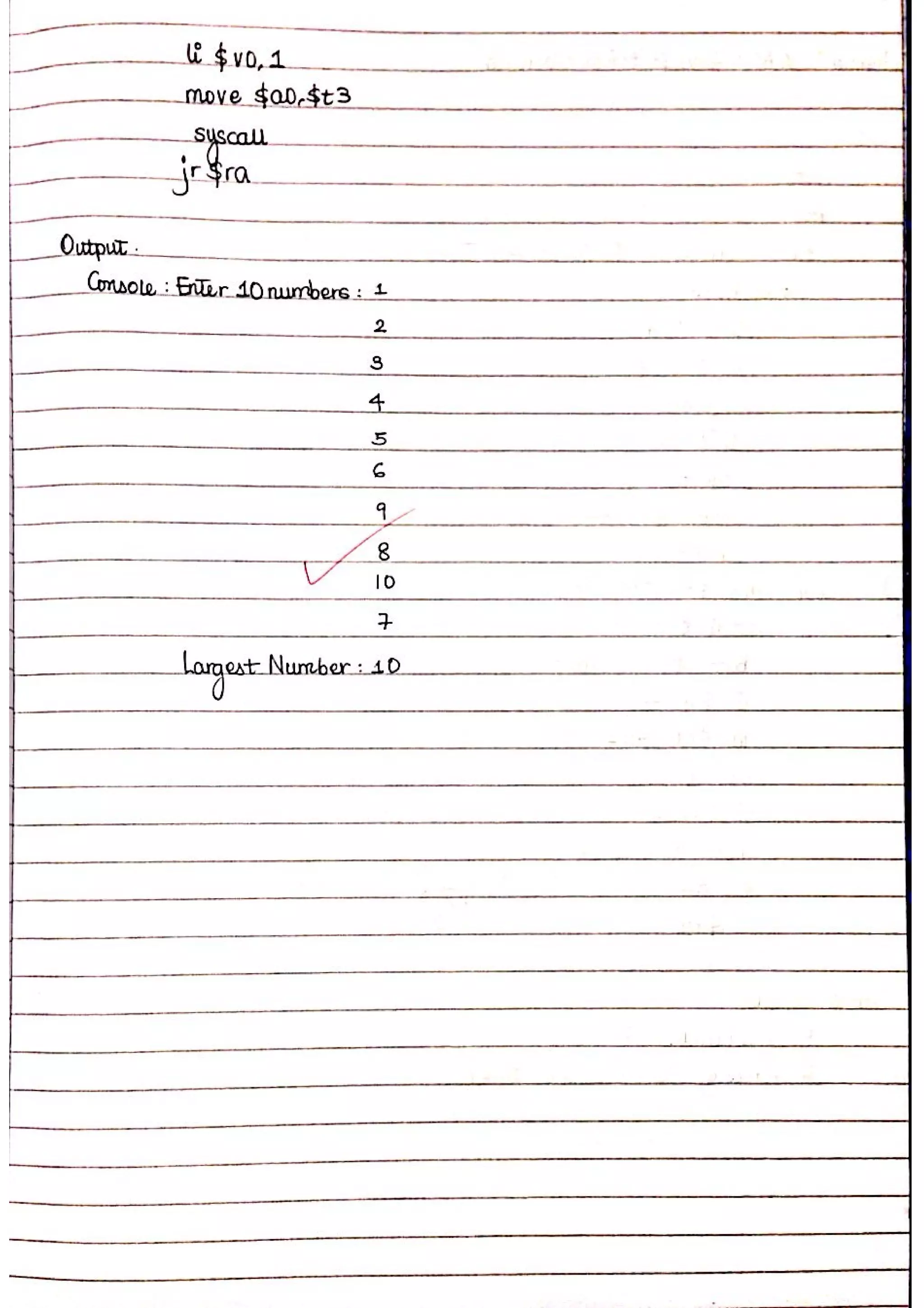 Computer Architecture Lab Notes - Ronak Sumbaly