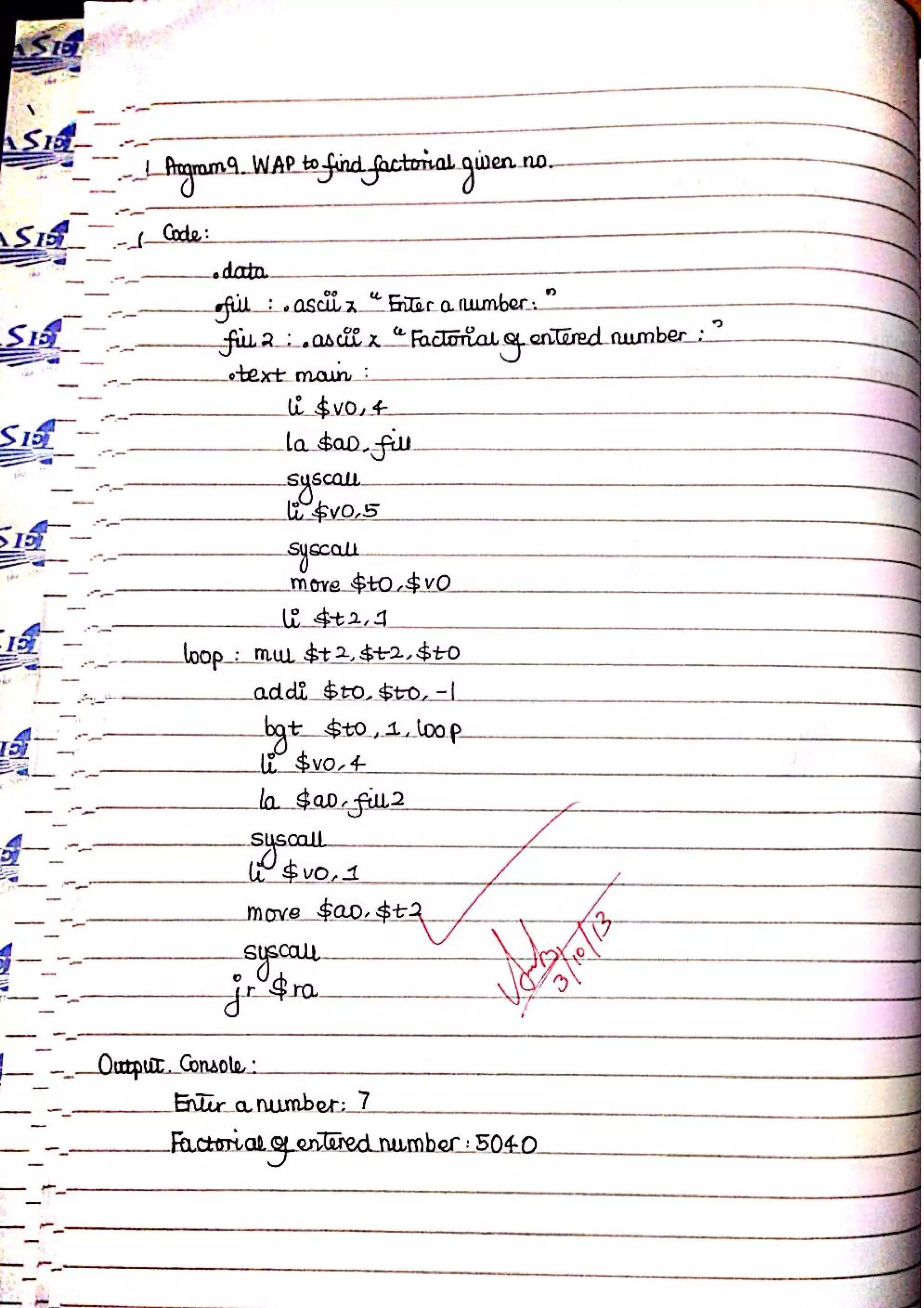 Computer Architecture Lab Notes - Ronak Sumbaly