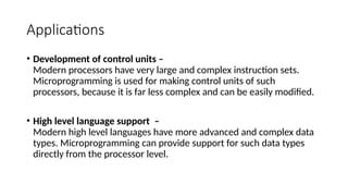 Computer Architecture Module 2.5 - Microcontrollers | PPTX