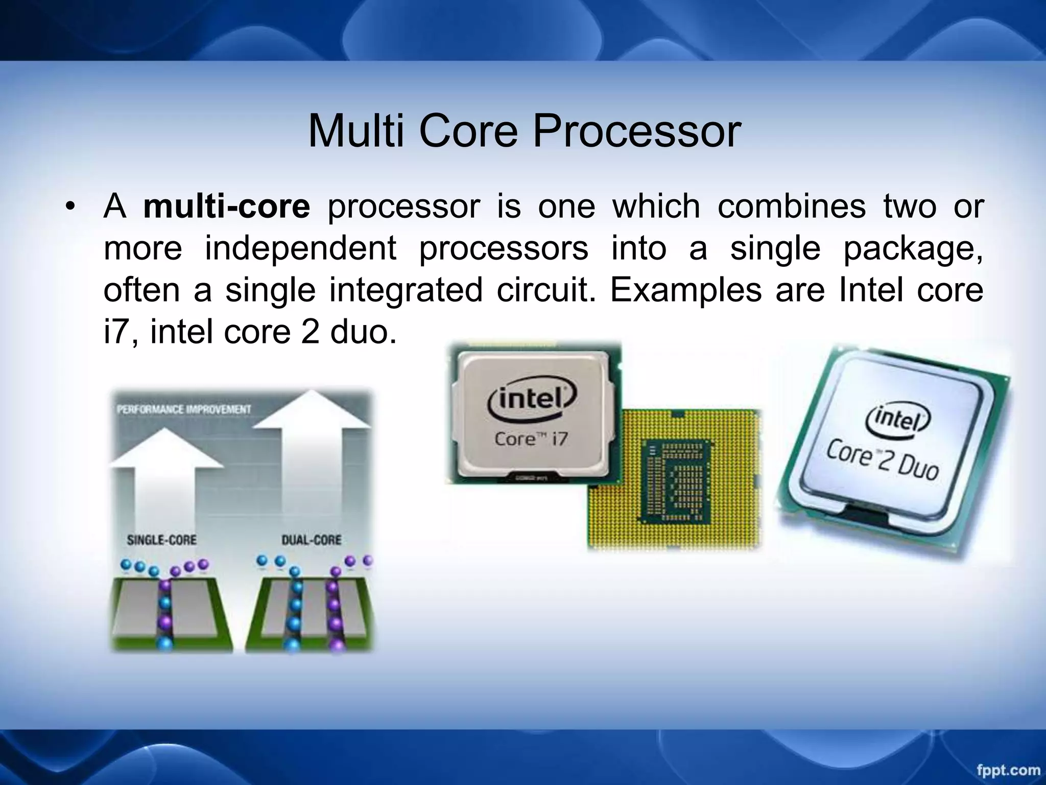 Computer architecture multi core processor