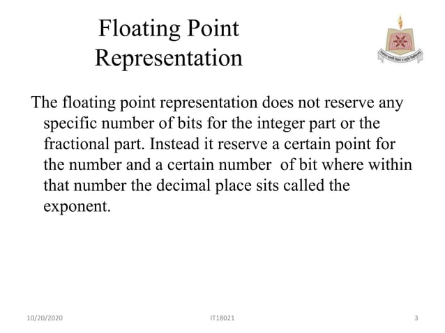 IEEE floating point representation | PPTX