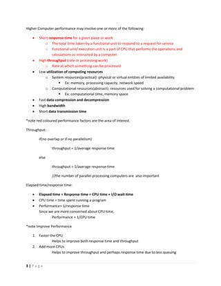 Computer architecture short note (version 8) | PDF