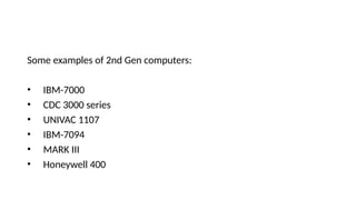 Comprehensive Overview of Computer Architecture, Organization, and ...