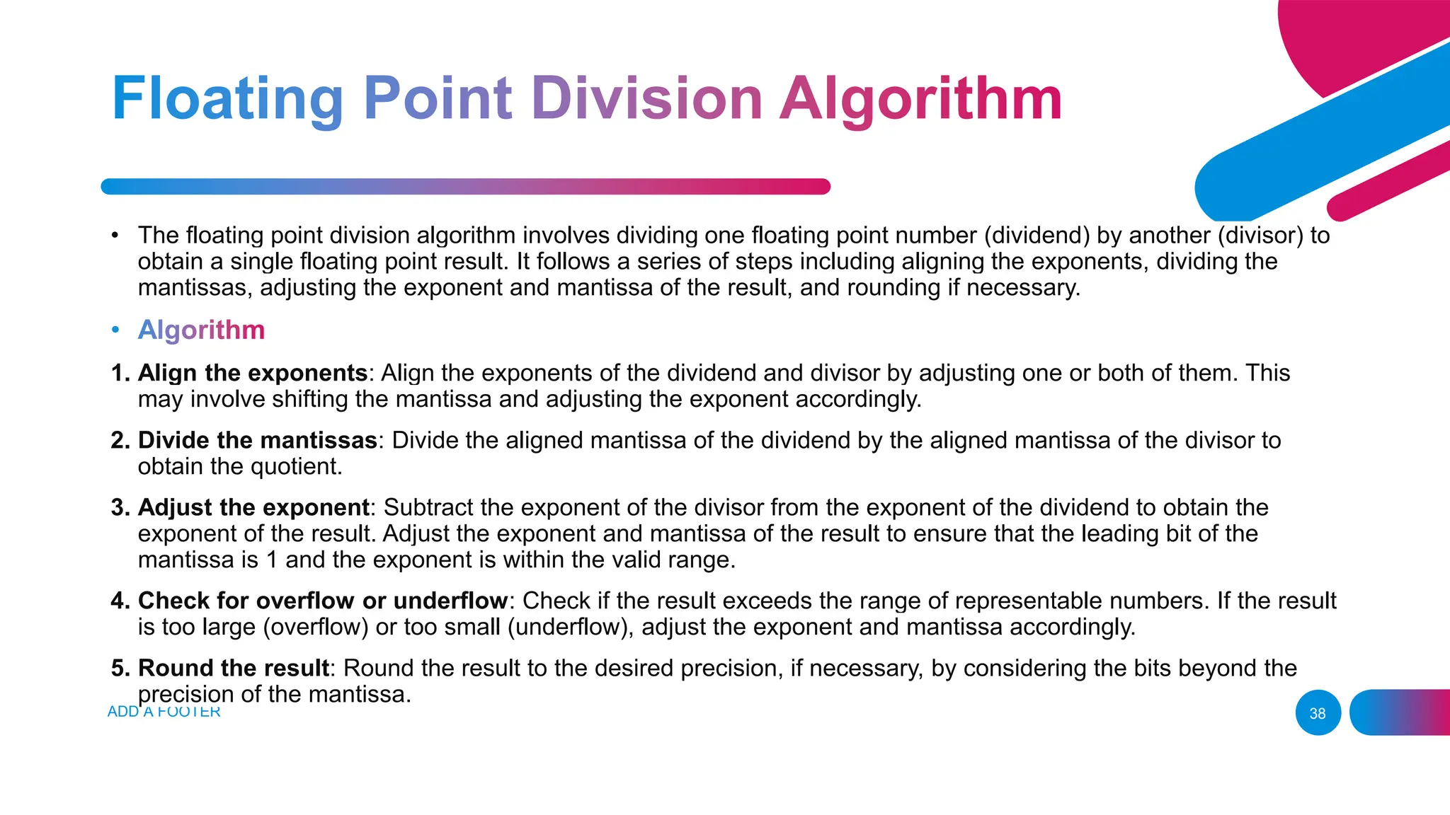 Computer Arithmetic Algorithm Arithmetic.pptx