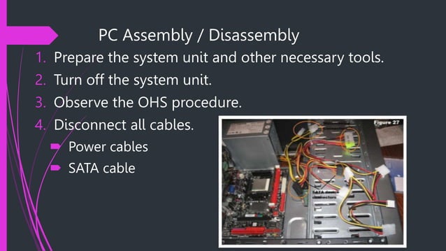 Computer Assembly and Disassembly Procedures_student.pptx | Computer ...