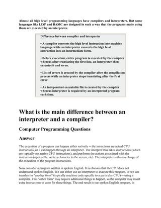 Computer assignment for grade 9 | PDF