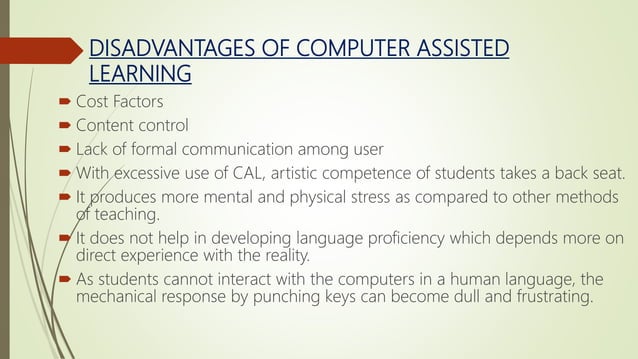 Computer assisted instruction | PPTX | Internet for Beginners | Internet