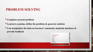 Computer assisted instruction vs computer managed instruction | PPTX