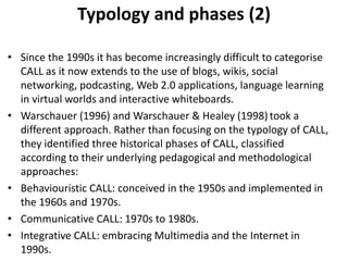 Computer Assisted Language Learning | PPT