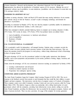 Computer assisted learning | DOCX