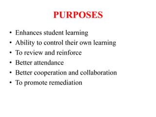 Computer assisted learning | PPTX | Educational Assessment | Education