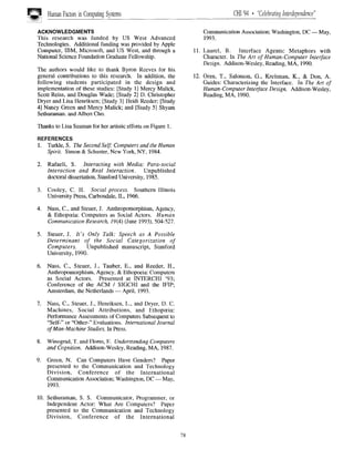 Social Responses to Computers: Exploring Human-Computer Interaction as ...