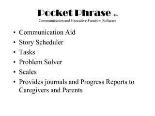 Computer Based Intervention For Individuals With Autism