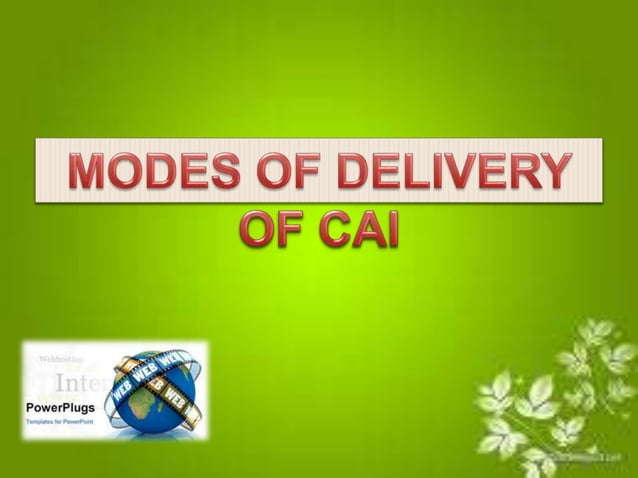 Computer based learning | PPT