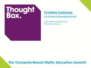 Computer based maths summit   10 nov 2011