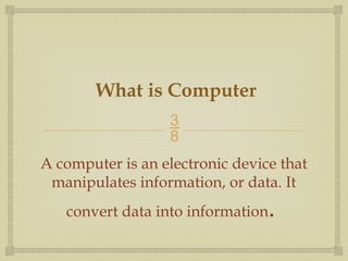 Computer Basic-Basics of computer and its part.pptx