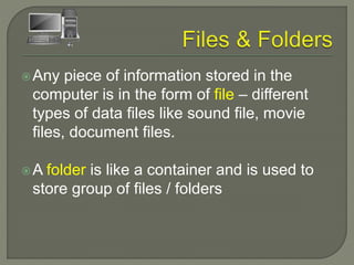 Basics of Computer | PPTX