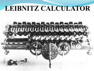 LEIBNITZ CALCULATOR
 