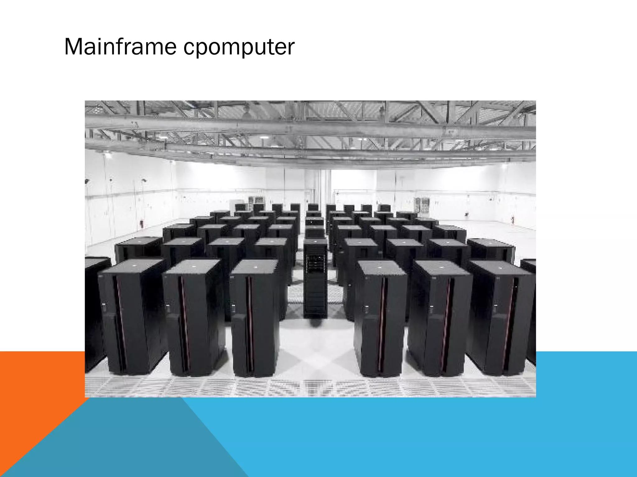 Mainframe cpomputer
 