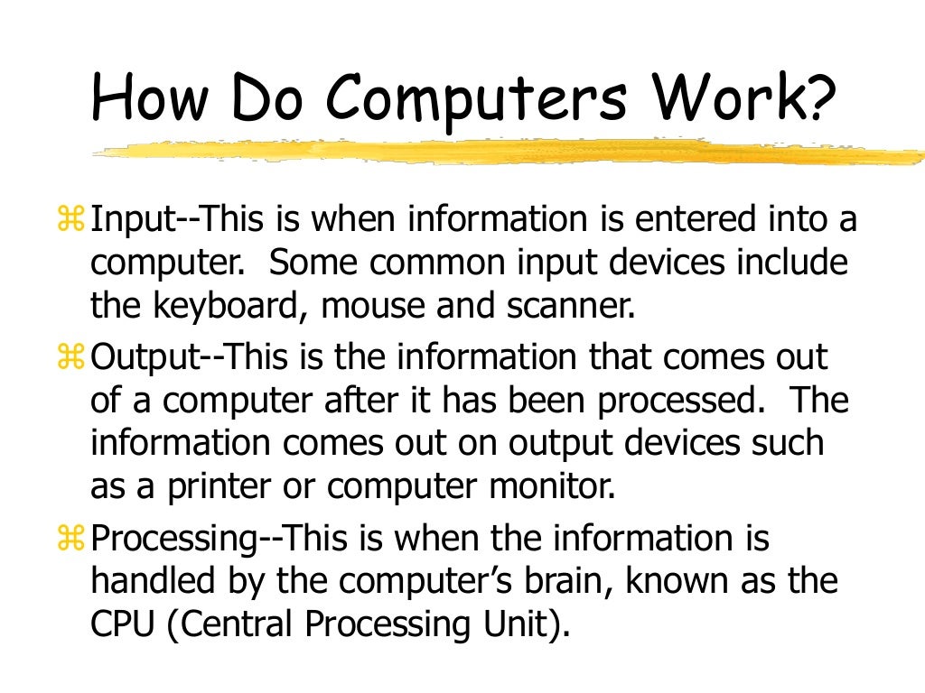 Computer basic for kids
