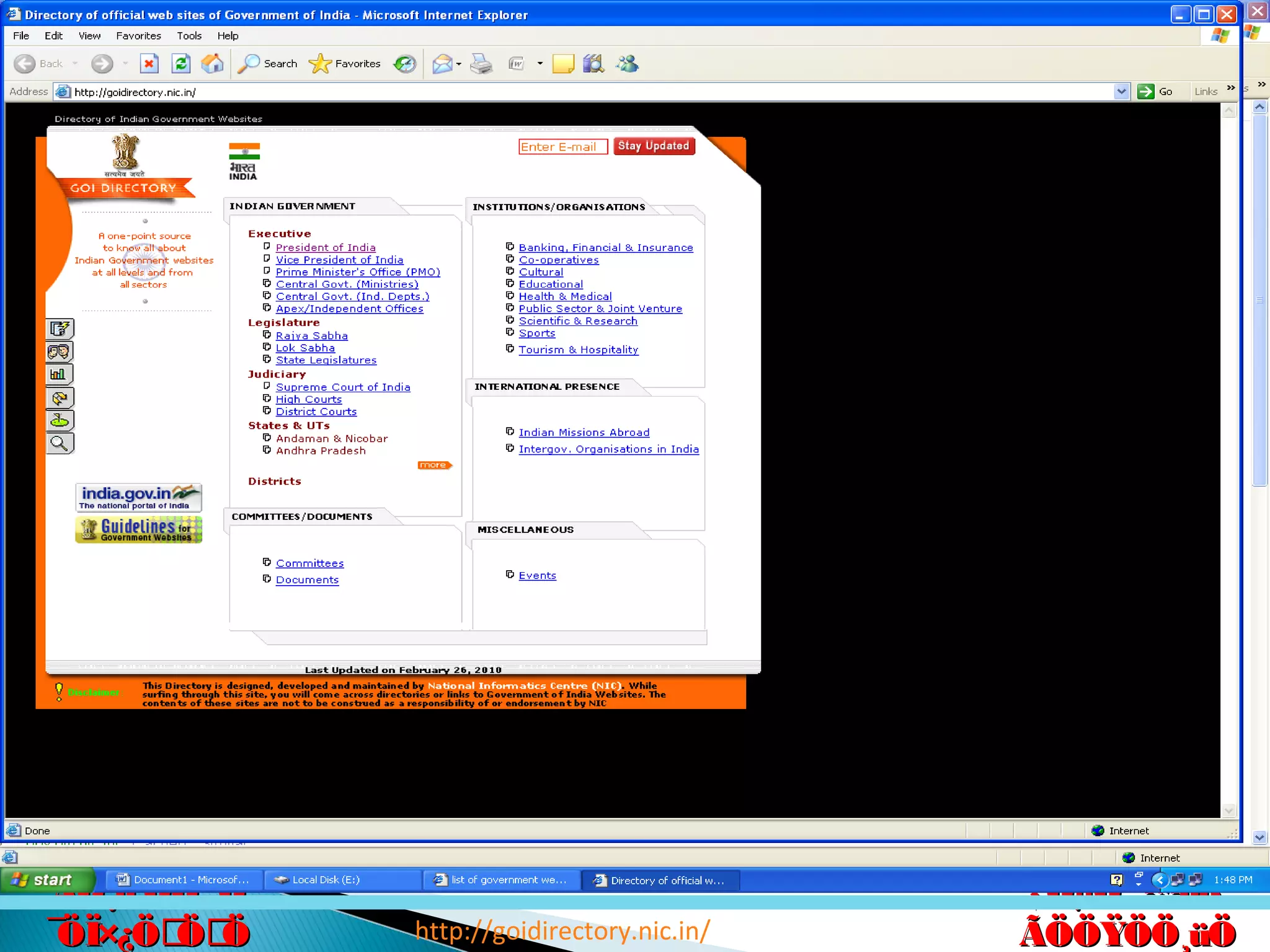 êú. †ÖµÖ.êú. †ÖµÖ.
†ÖµÖ. ™üß.†ÖµÖ. ™üß.
ÃÖÖŸÖÖ¸üÖÃÖÖŸÖÖ¸üÖ
´Ö×Æü»ÖÖ´Ö×Æü»ÖÖ
ÃÖ¸ü¯ÖÓ“ÖÃÖ¸ü¯ÖÓ“Ö
¯ÖÏ×¿ÖÖÖ¯ÖÏ×¿ÖÖÖ http://goidirectory.nic.in/
 