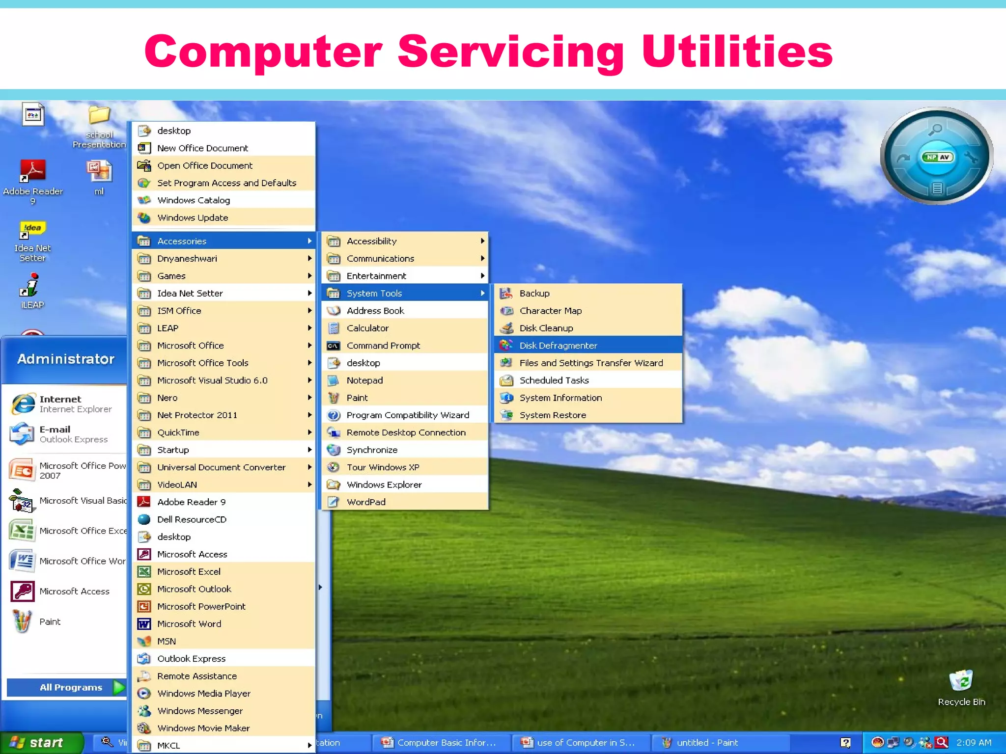 Computer Servicing Utilities
 