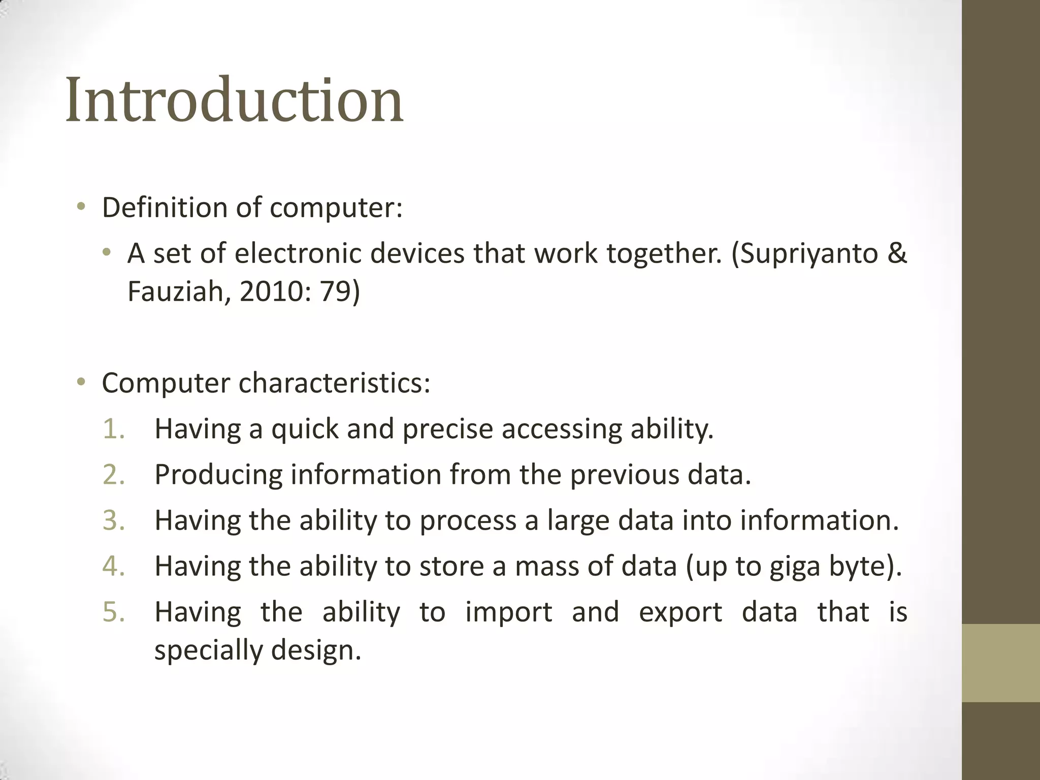 Computer basic operations | PPTX
