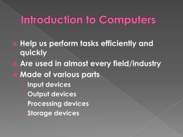 Computer Basics | PPT