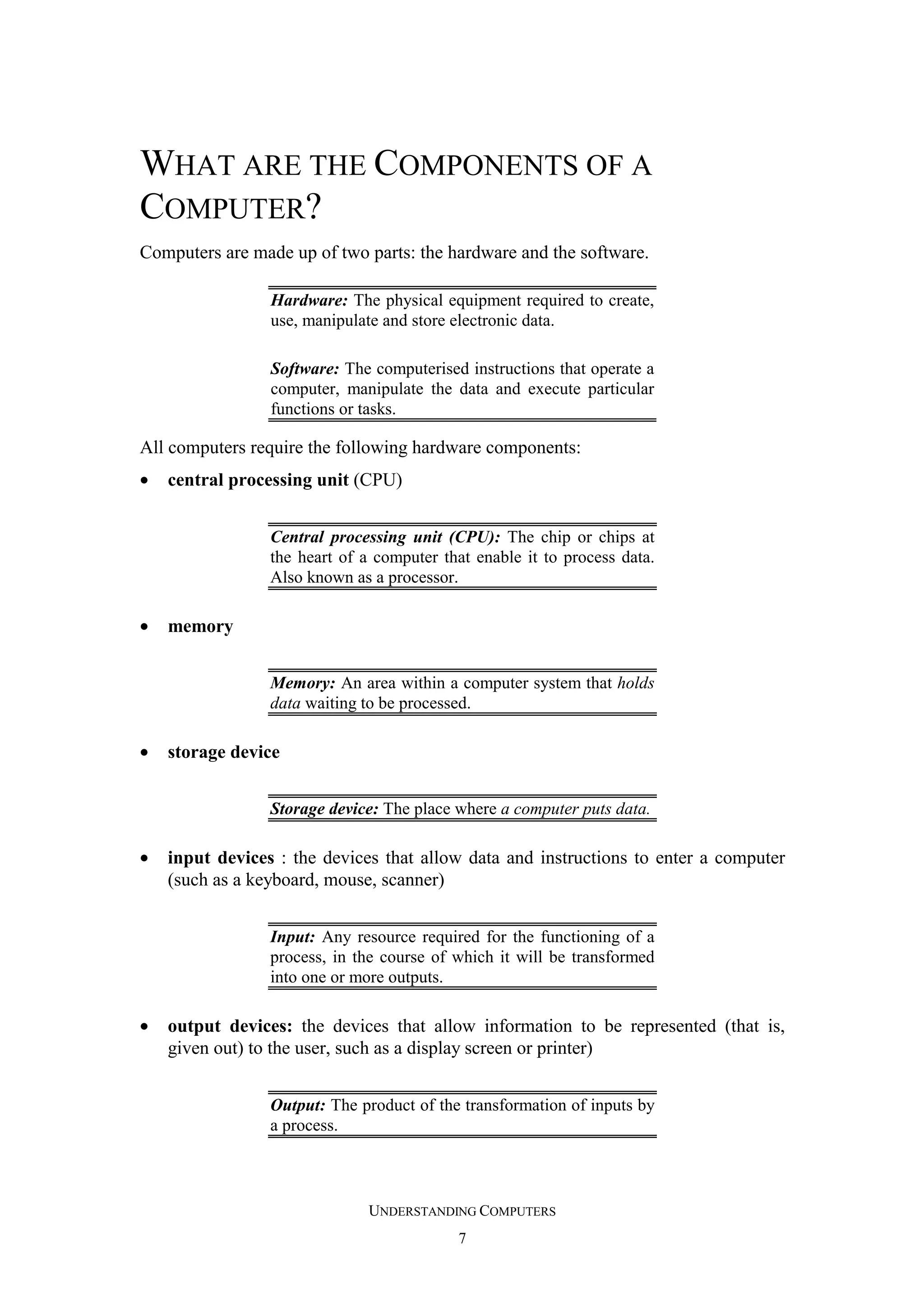 Computer basics | PDF