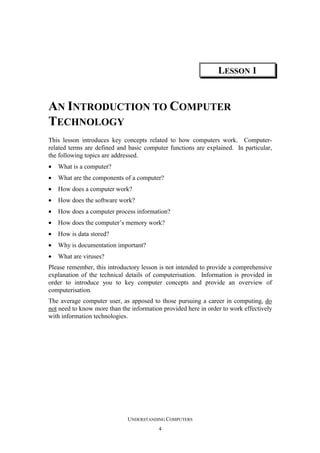 Computer basics | PDF